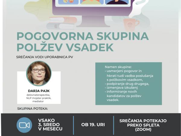 Pogovorna skupina za osebe s polževim vsadkom
