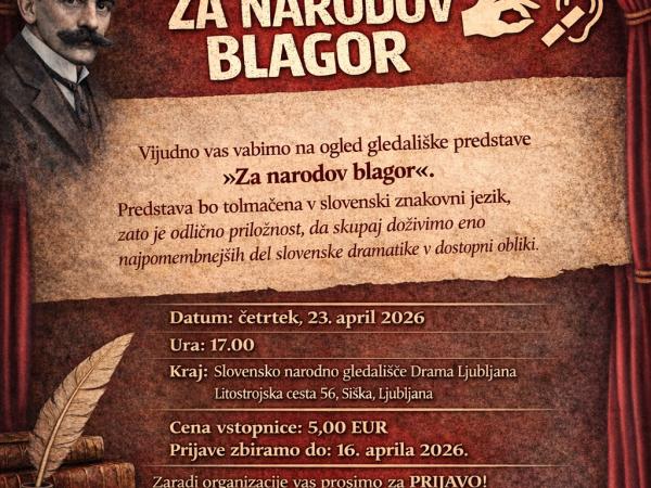 ZA NARODOV BLAGOR