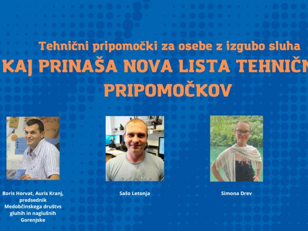 KAJ PRINAŠA NOVA LISTA TEHNIČNIH PRIPOMOČKOV