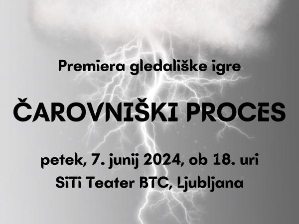 Gledališke predstava “Čarovniški proces”