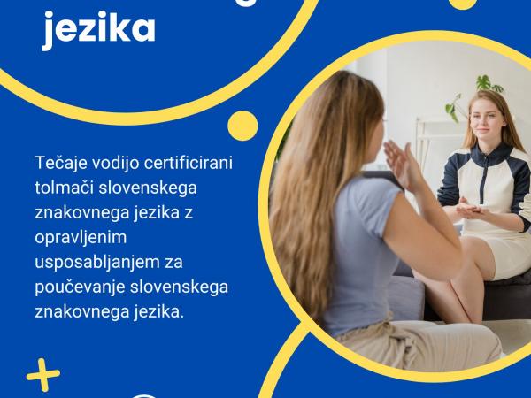 Tečaji slovenskega znakovnega jezika na ZDGNS